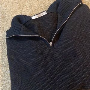 Knit Ermenegildo Zegna quarter zip sweater